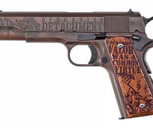 Buy Auto-Ordnance Iwo Jima online in USA - .45 ACP 1911 pistol with custom engravings